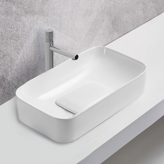 Накладная раковина Vincea 70х38 белая VBS-50470 - 1