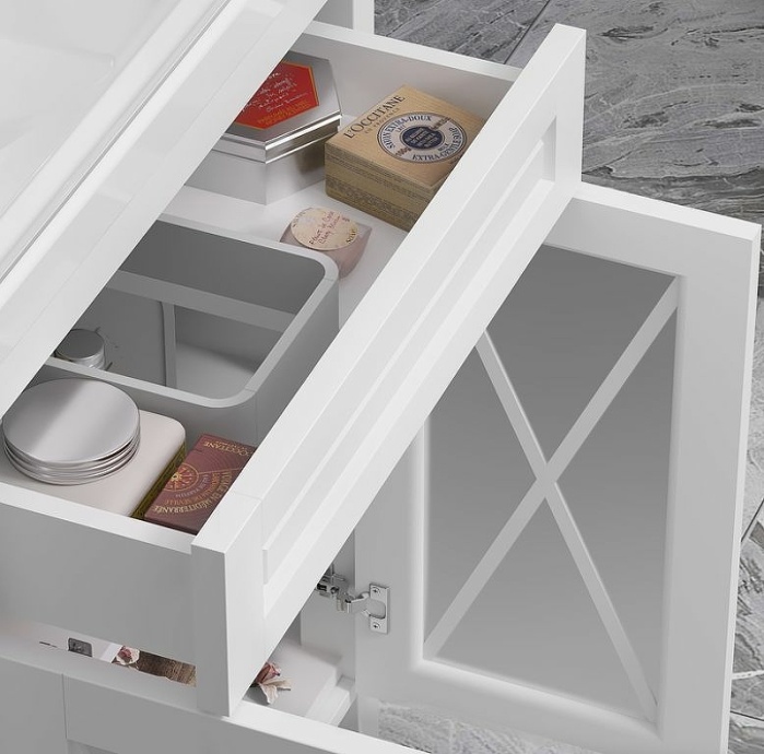 Тумба под раковину Opadiris Палермо 70 белая матовый 00-00006720 - 2