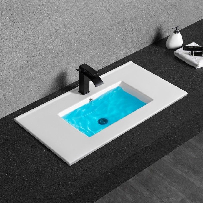 Раковина встраиваемая CeramaLux N 91.5 см белый  YJ-803-90 - 0