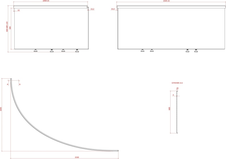 Экран Астра-Форм Тиора R 100-40 - 2