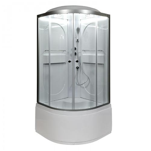 Душевая кабина Deto L 80х80 хром  L680LED - 1