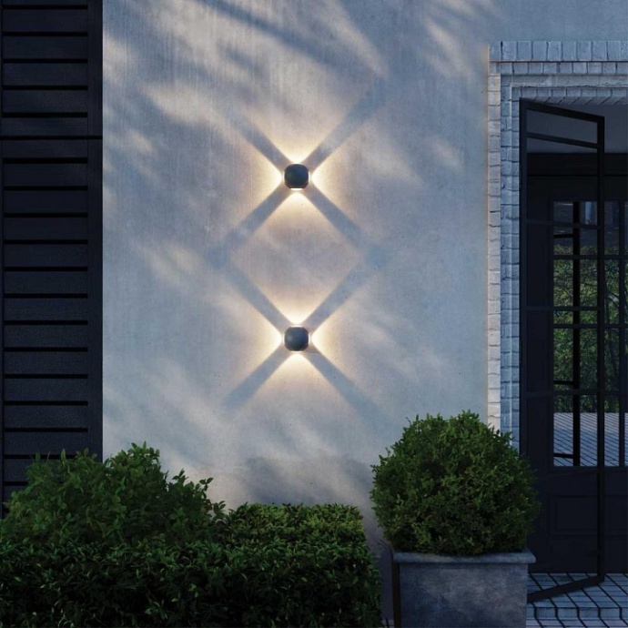 Уличный настенный светодиодный светильник Novotech Street Calle 358464 - 1