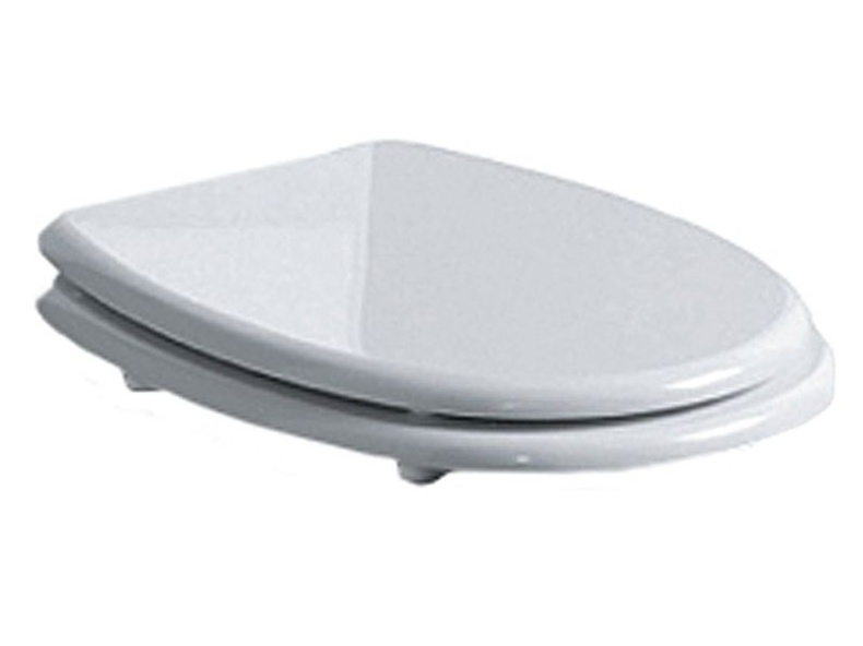 Крышка-сиденье Simas Londra LO007 белая, с микролифтом, петли бронза LO007 br - 0