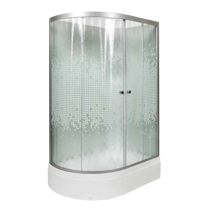 Душевая кабина Deto L 120х80 с гидромассажем, без крыши  L720RNGM - 0