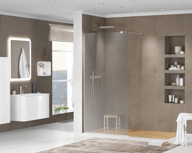 Душевая перегородка Cezares Liberta-L-1-110-GR-Cr - 1