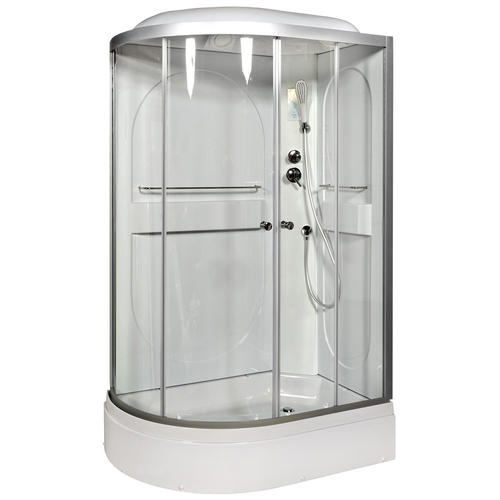 Душевая кабина Deto L 120х80 с электрикой, хром  L520REL - 1