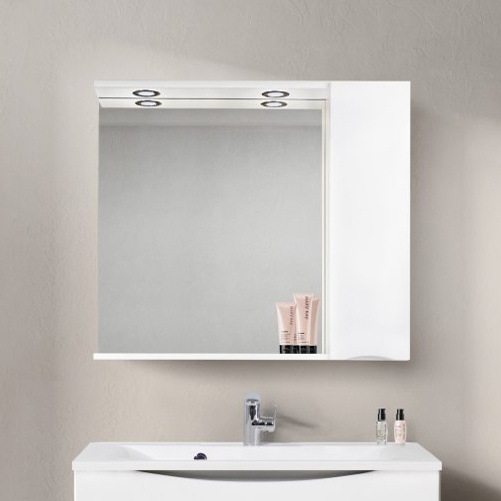 Зеркало-шкаф BelBagno Marino 90 R MARINO-SPC-900/750-1A-BL-P-R - 0