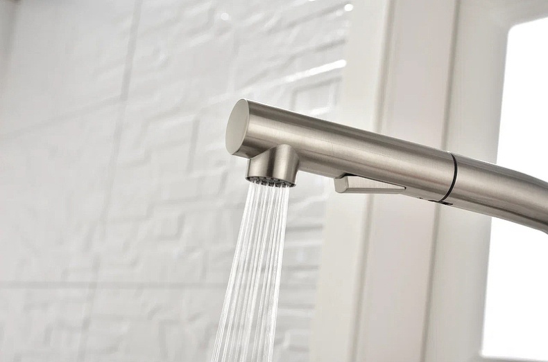 Смеситель для кухни Paulmark Neo сталь Ne214419-Ni - 12