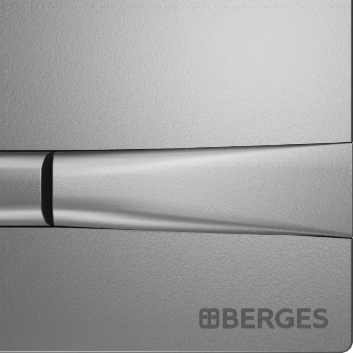 Система инсталляции для унитазов Berges Wasserhaus Novum с кнопкой смыва, матовый хром 040252 - 6