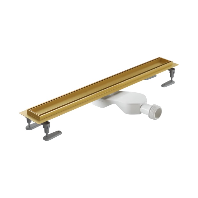 Душевой лоток Excellent Stilio 80 под облицовку плиткой золото INEX.1515.800.P.GL - 0