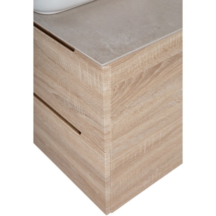 Тумба со столешницей и раковиной BelBagno Etna 100 светлое дерево - 5