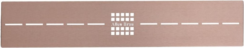 Накладка для сифона Allen Brau Infinity для поддона 140х90 медь матовый 8.210N6-60 - 0