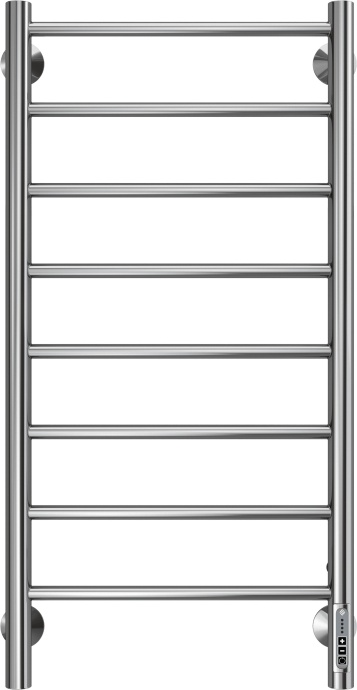 Электрический полотенцесушитель Terminus Аврора П8 400х850 Хром 4670078531162 - 0