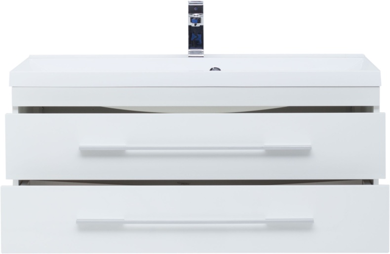 Тумба с раковиной Aquanet Нота 100 белая - 3