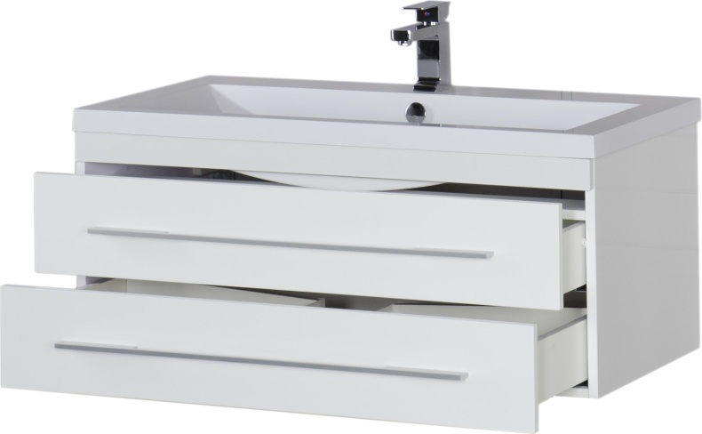 Мебель для ванной Aquanet Нота 100 белая 171496 - 3