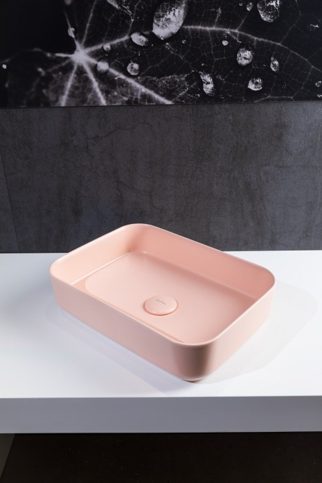 Раковина Allen Brau Fantasy Quad 50x36, розовая 4.11021.SM - 5