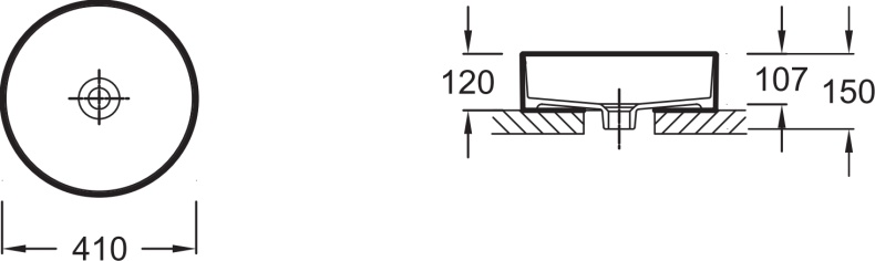 Рукомойник Jacob Delafon Delta Pure EVR002-00 - 1