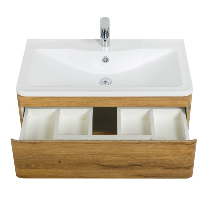 Тумба под раковину BelBagno Albano 90 светлое дерево ALBANO-900-2C-SO-RR - 2