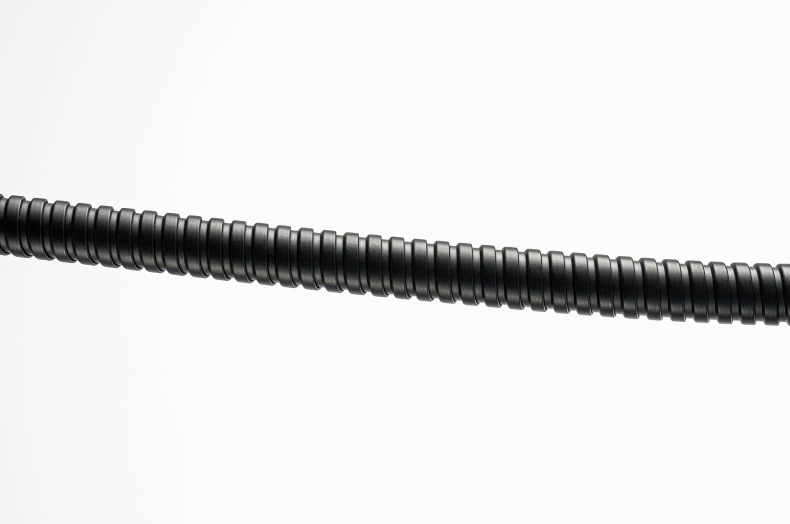 Смеситель Lemark Bronx напольный, для ванны с душем, черный LM3744BL - 6