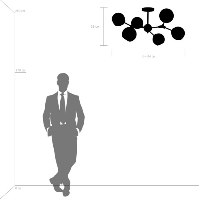 Люстра на штанге Lightstar Beta 785063 - 2