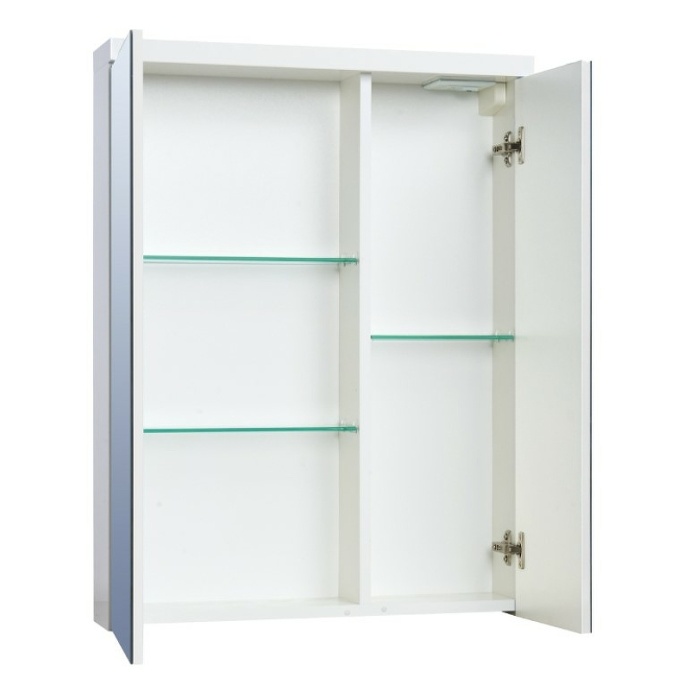 Зеркало-шкаф Акватон Брук 60x80 с подсветкой белый 1A200502BC010 - 3