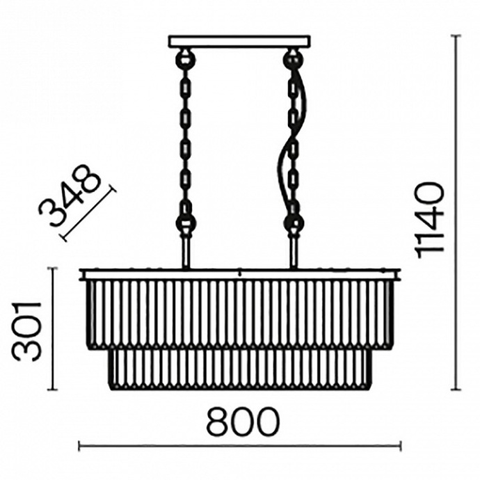 Подвесной светильник Maytoni Revero MOD085PL-08G - 4