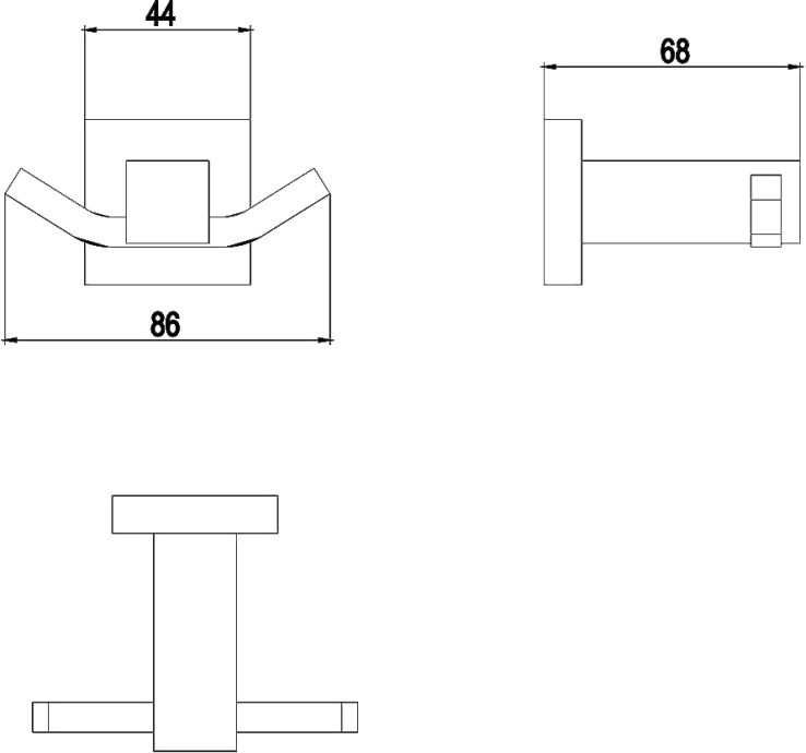 Крючок Timo Selene 17012/17 - 1