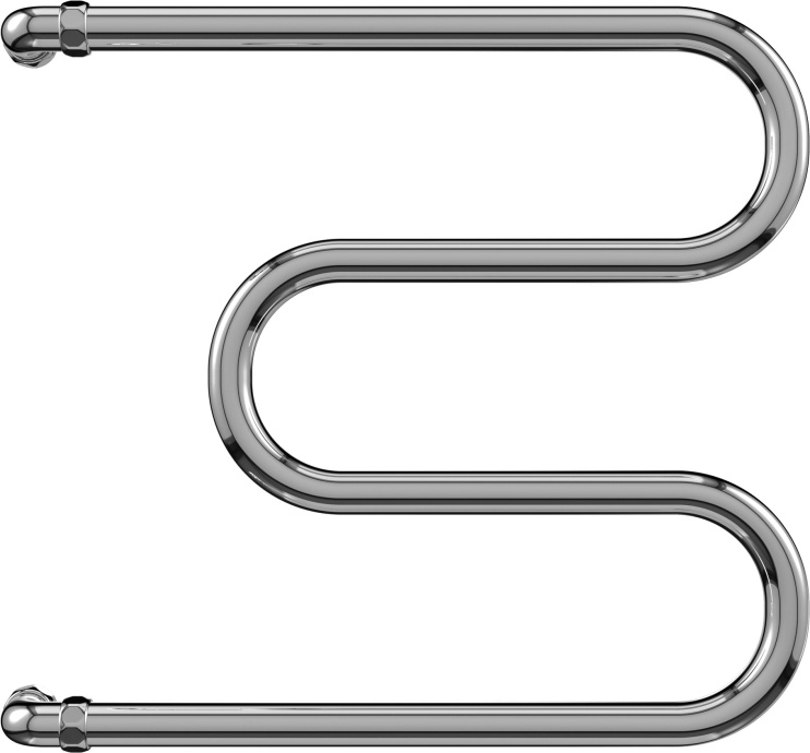 Водяной полотенцесушитель Terminus M-образный 500x400 Хром 4620768888076 - 0