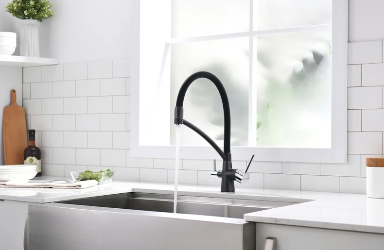 Смеситель для кухни Paulmark Siegen черный матовый Si213111-418 - 2