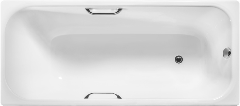 Чугунная ванна Wotte Start 170x70 см с ручками Start 1700x700UR - 0