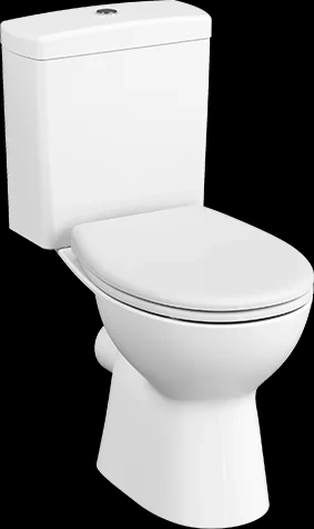 Унитаз-компакт VitrA S10 безободковый с сиденьем микролифт белый 9864B003-7201 - 0