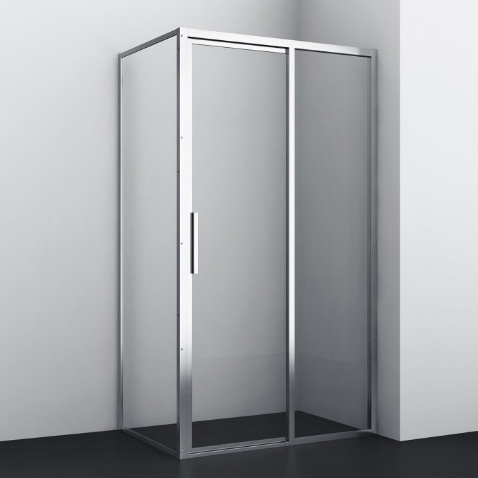 Душевой уголок Wasserkraft Lopau 120x90 R профиль хром стекло прозрачное 32S07R - 0