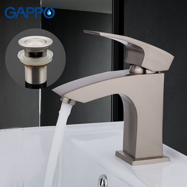 Смеситель для раковины Gappo хром G1007-5 - 3