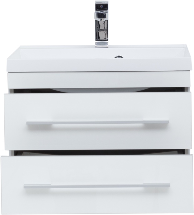 Тумба с раковиной Aquanet Верона 58 подвесная белая - 5