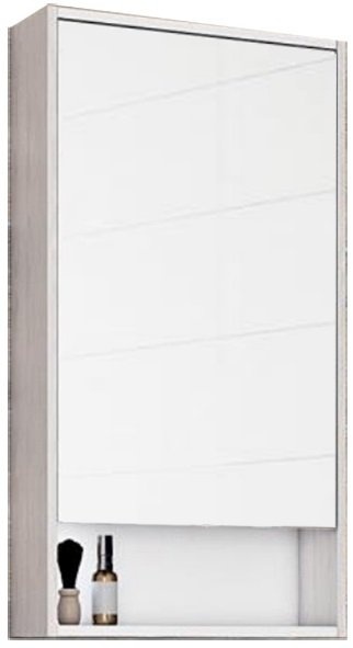 Зеркало-шкаф Aquaton Рико 50 белый-светлое дерево 1A212302RIB90 - 0