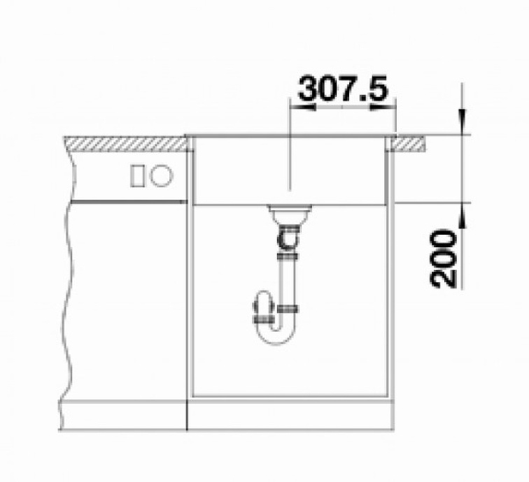 КУХОННАЯ МОЙКА BLANCO NAYA 6, СЕРЫЙ БЕЖ, 519644 - 6