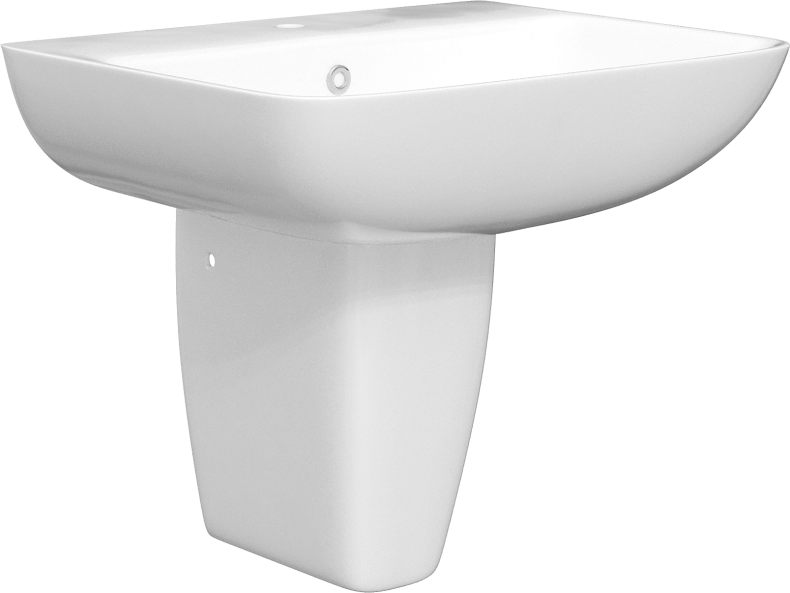 Раковина STWORKI Дублин 45 с полупьедесталом 558290 - 0