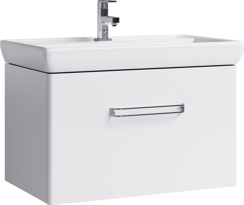 Тумба с раковиной Aqwella Neo 80 подвесная - 0