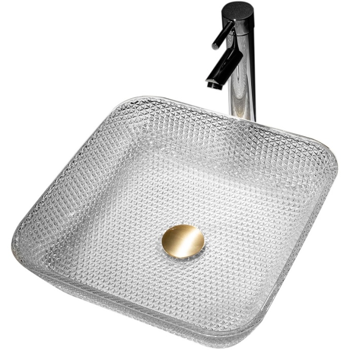 Накладная раковина Abber Glas 39 прозрачная AK2311 - 0