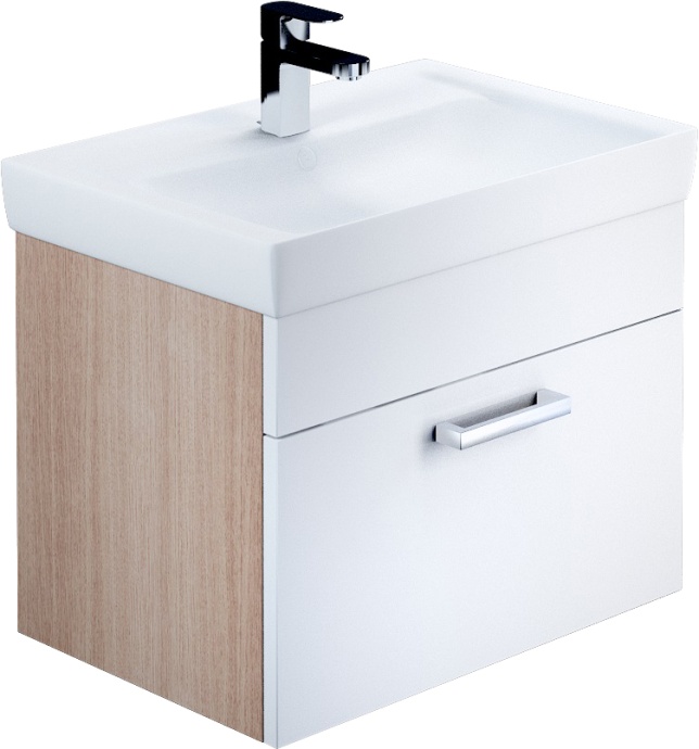 Тумба для комплекта IDDIS Mirro 60 подвесная, белая, дерево MIR60W0i95 - 3