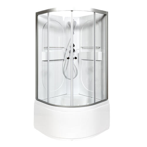 Душевая кабина Deto L 100х100 без крыши, хром  L610N - 1