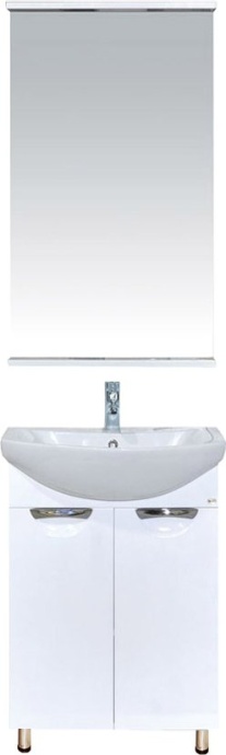 Тумба для комплекта Misty Лаванда 50 белая эмаль, прямая Э-Лав01050-011Пр - 1