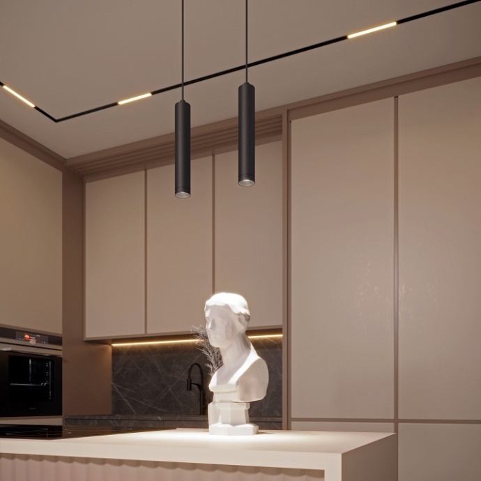 Встраиваемый магнитный шинопровод Arlight MAG-ORIENT-TRACK-2652-FDW-2000 (BK) 033634 - 2