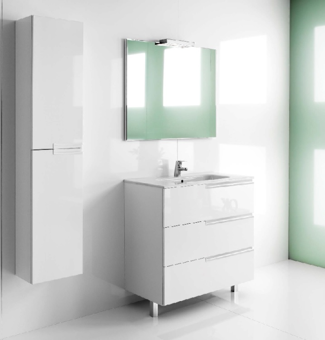 Тумба под раковину 60 см Roca Victoria Nord Ice Edition, белая ZRU9302834 - 1