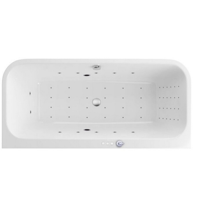 Ванна акриловая Excellent Arana Nano 180х85 с гидромассажем белый - хром WAEX.ARA18.NANO.CR - 0