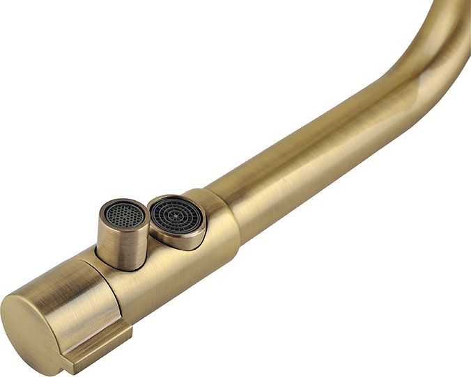 Смеситель для кухонной мойки Timo Hette латунь  1026/02F - 3