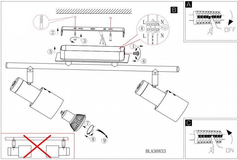 Спот Eglo Davida 1 30833 - 1
