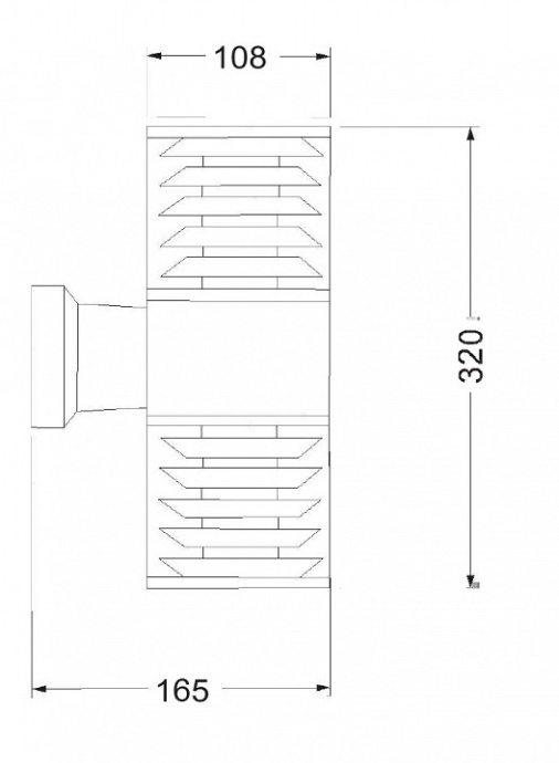 Уличный настенный светильник Maytoni Bronx O576WL-02B - 3