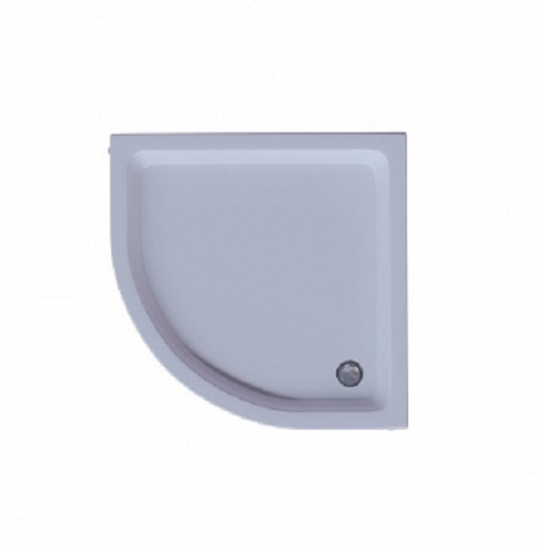 Поддон акриловый AQUATEK DPA-0000007, 1/4 круга, с ножками и съемной панелью. БЕЗ СИФОНА. 80*80*15 - 0