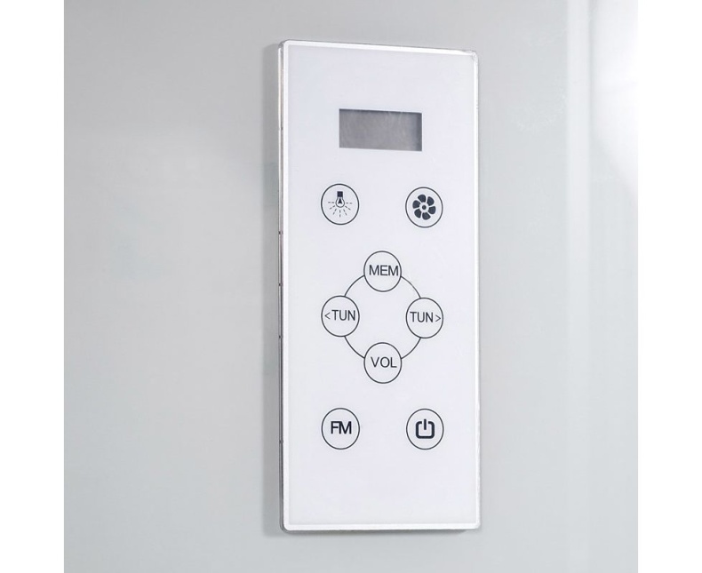 Душевая кабина DETO V1245 с высоким поддоном, с сиденьем - 3